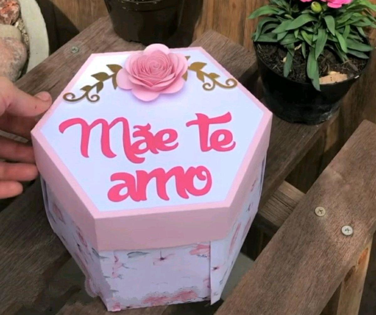 ARQUIVO DE DIA DAS MAES CAIXA EXPLOSAO BOLO #5288 STUDIO PDF - Imagem 4