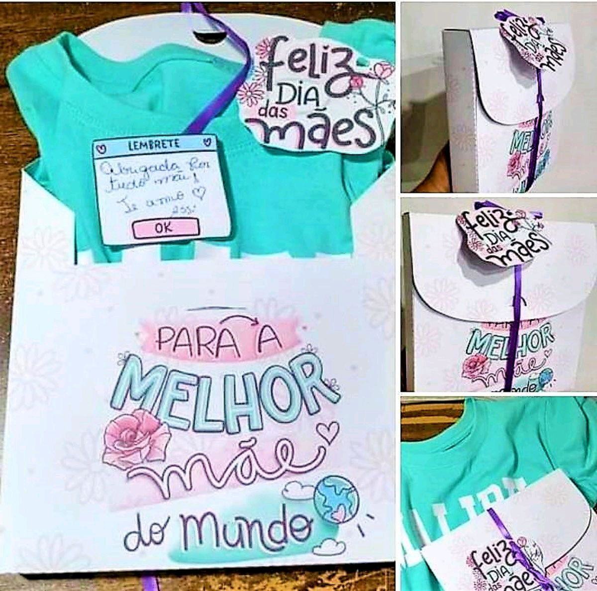 ARQUIVO DE DIA DAS MAES CAIXA PARA CAMISETA PRESENTE #5270