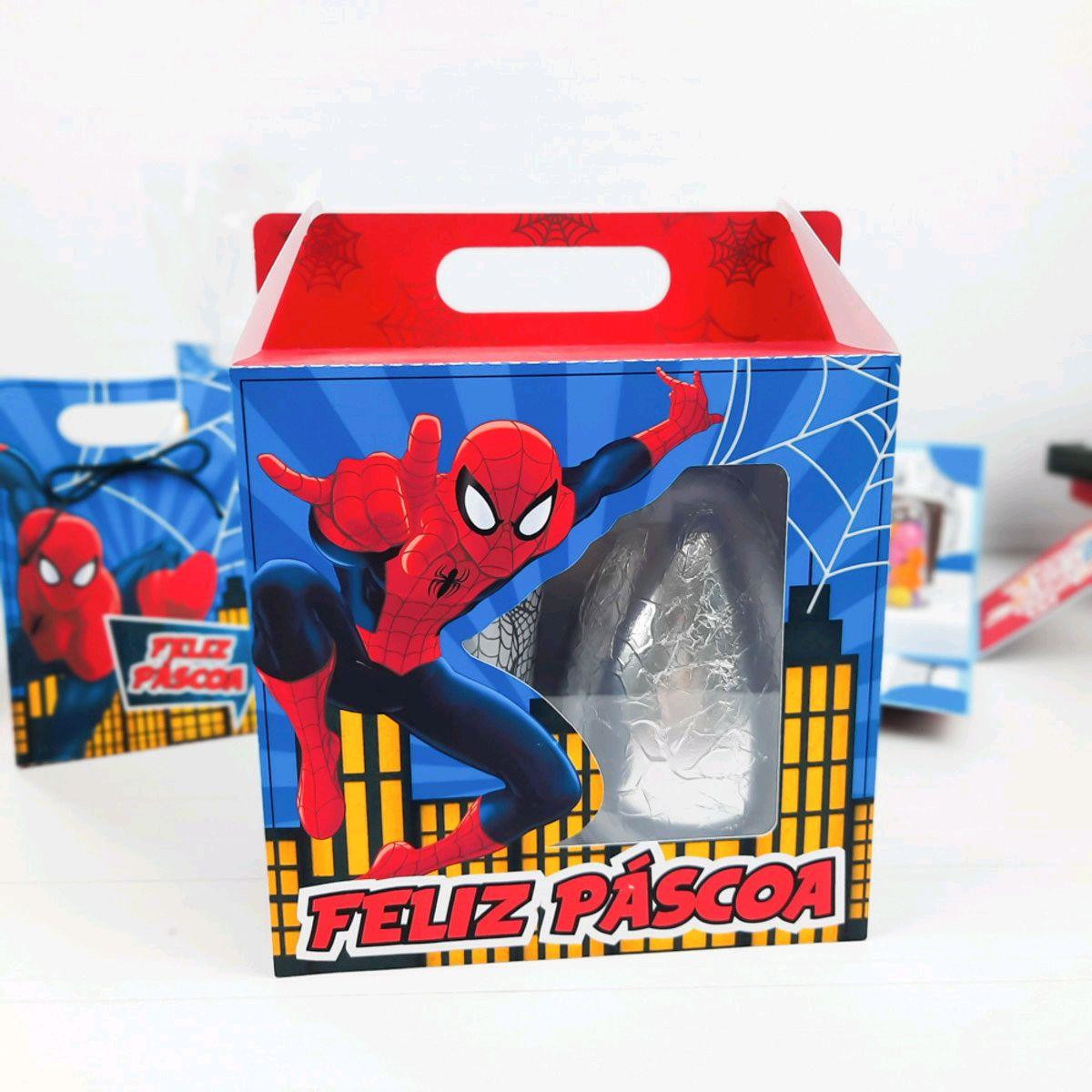 ARQUIVO DE CORTE PASCOA CAIXA OVO E COPO HOMEM ARANHA #3411 - Imagem 2
