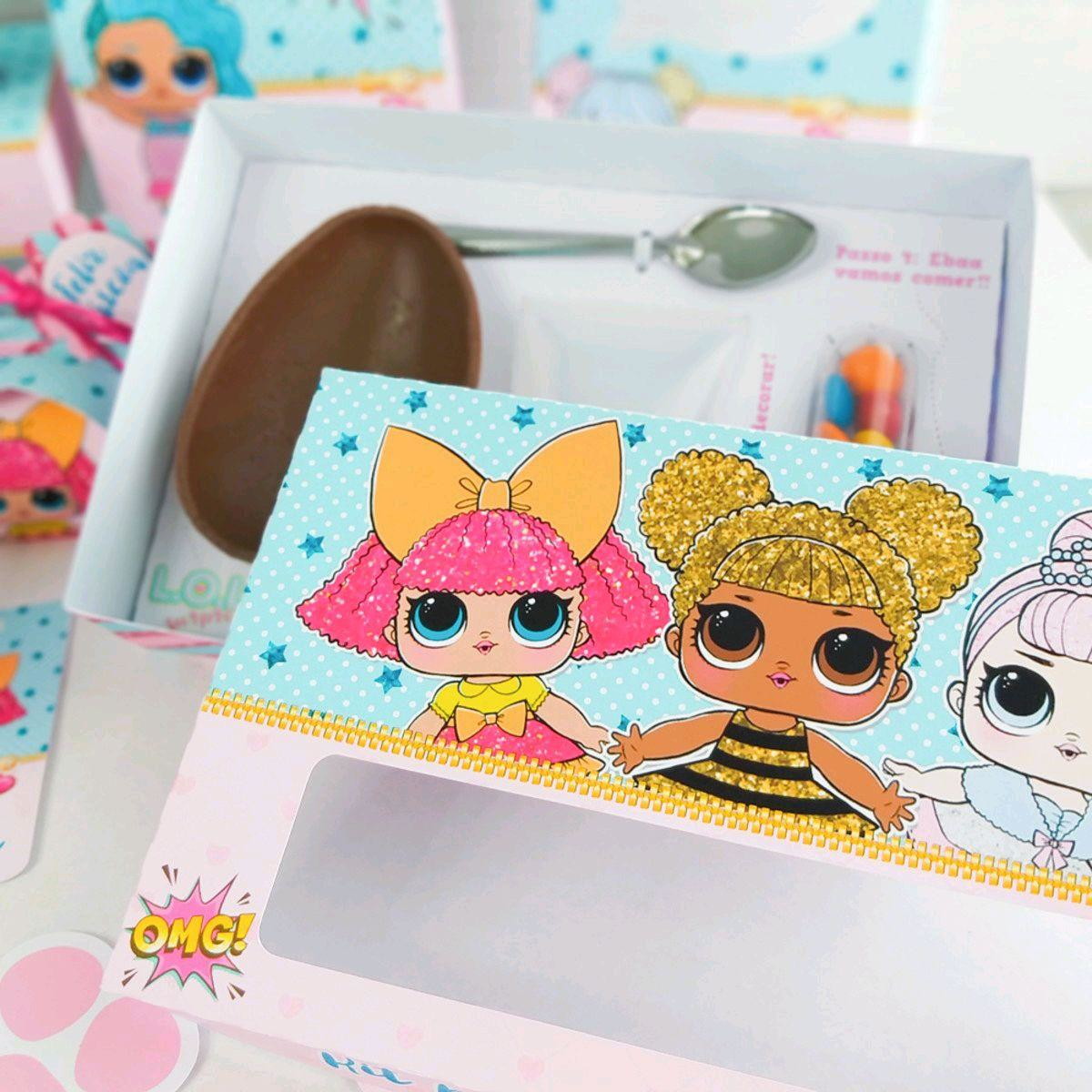 ARQUIVO DE PASCOA CAIXA MINI CONFEITEIRO LOL SURPRISE #3604