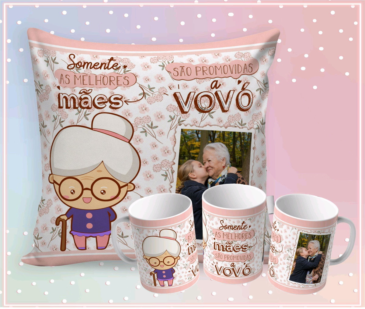 ARQUIVO DIA DOS AVOS KIT SUBLIMACAO CANECA ALMOFADA E CAMISA