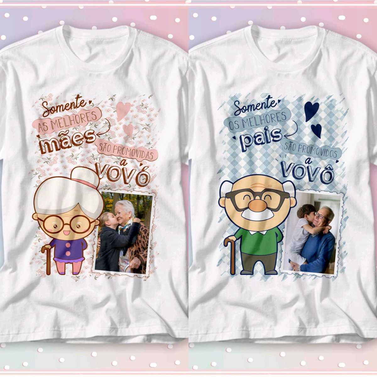 ARQUIVO DIA DOS AVOS KIT SUBLIMACAO CANECA ALMOFADA E CAMISA - Imagem 3
