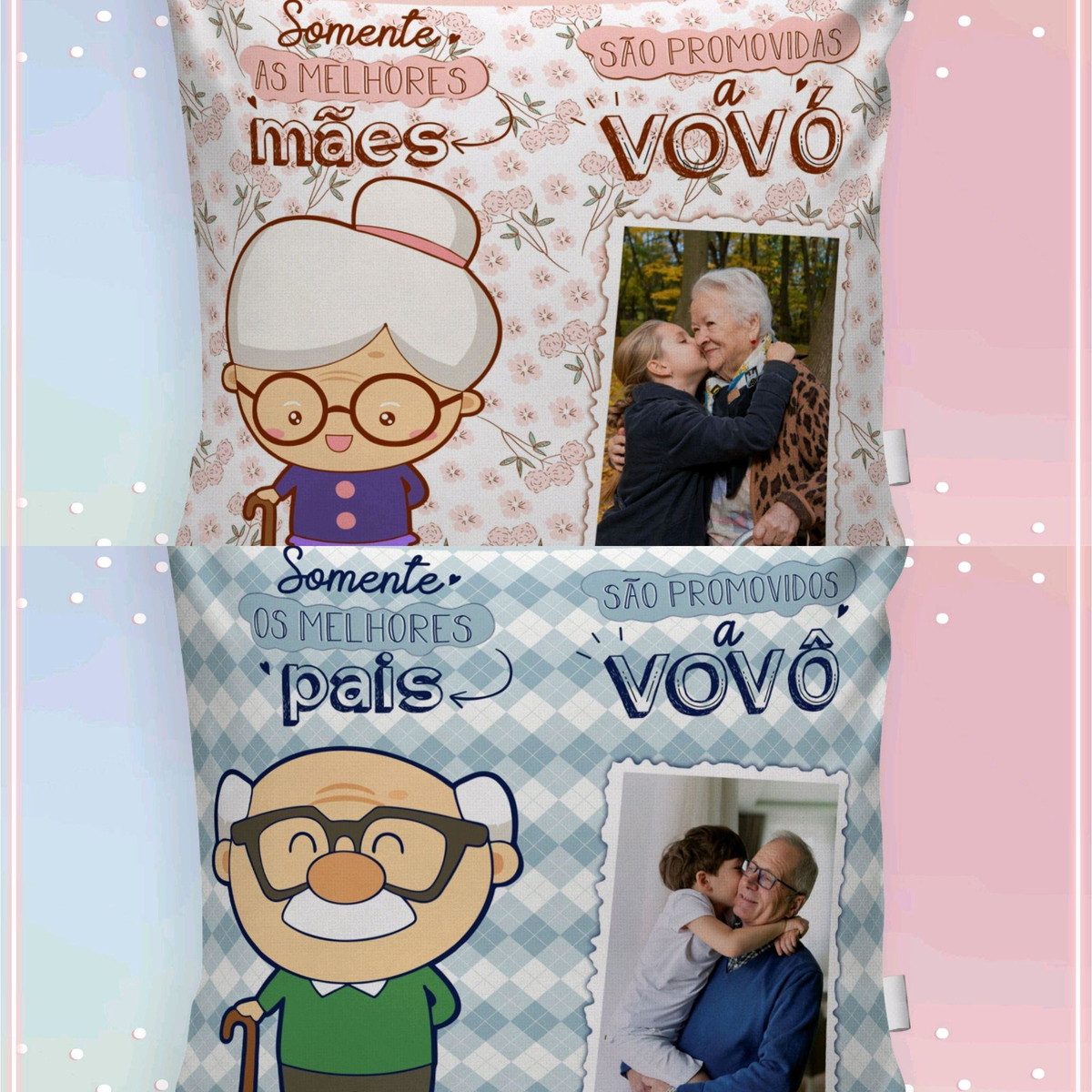 ARQUIVO DIA DOS AVOS KIT SUBLIMACAO CANECA ALMOFADA E CAMISA - Imagem 5