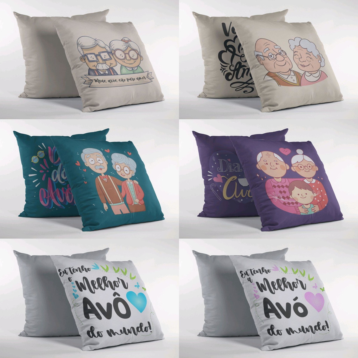 ARQUIVO DIA DOS AVOS SUBLIMACAO DE ALMOFADA 33 ARTES - Imagem 3