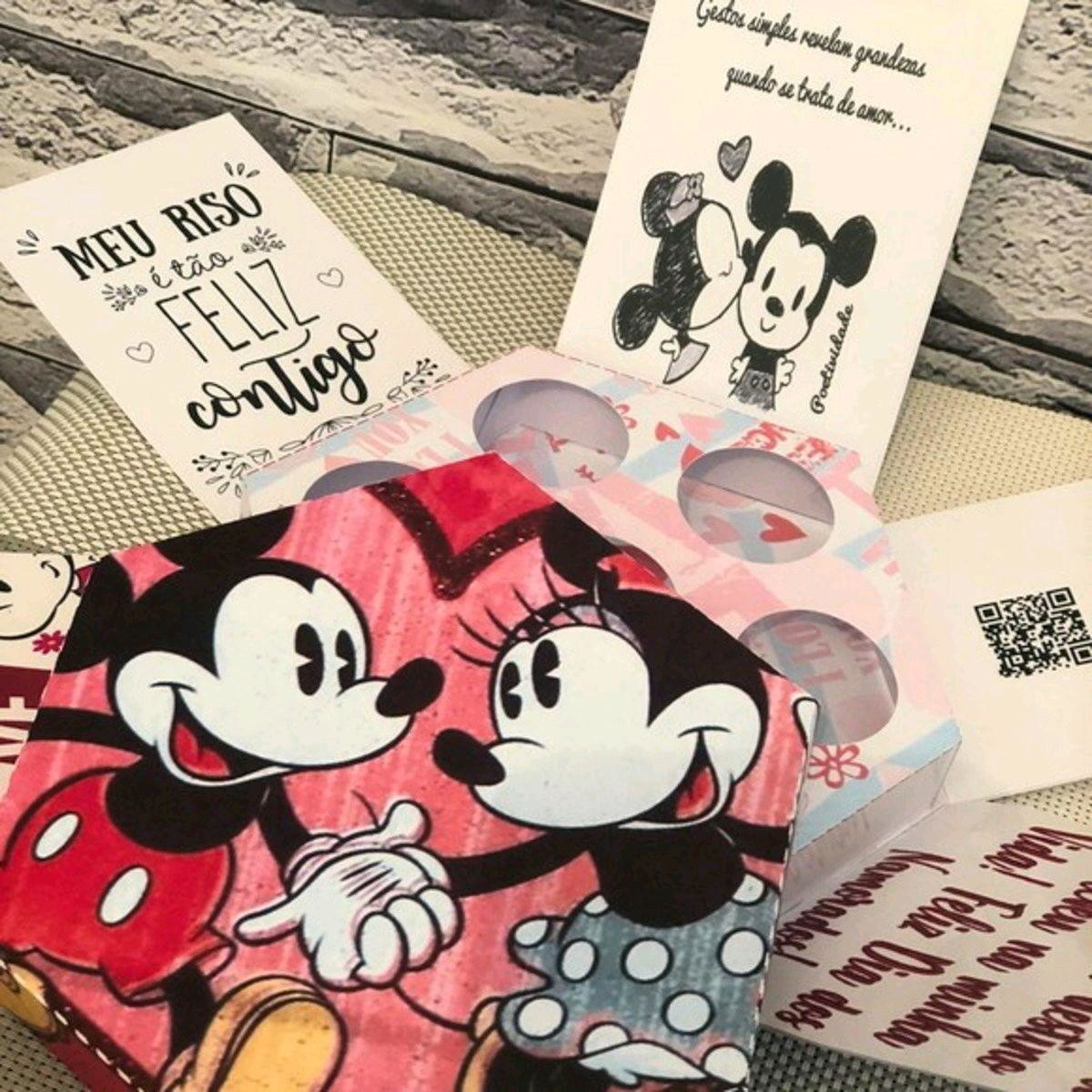 ARQUIVO DIA DOS NAMORADOS CAIXA EXPLOSAO MICKEY MINNIE #5702