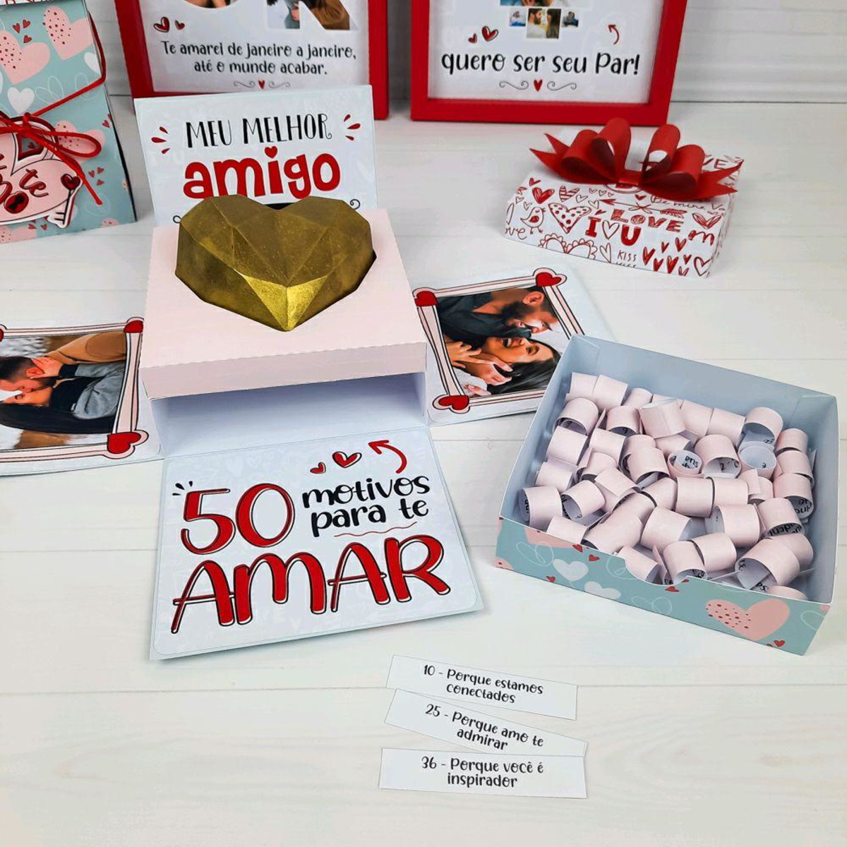 ARQUIVO DIA DOS NAMORADOS CORAÇÃO LAPIDADO 50 MOTIVOS #5603