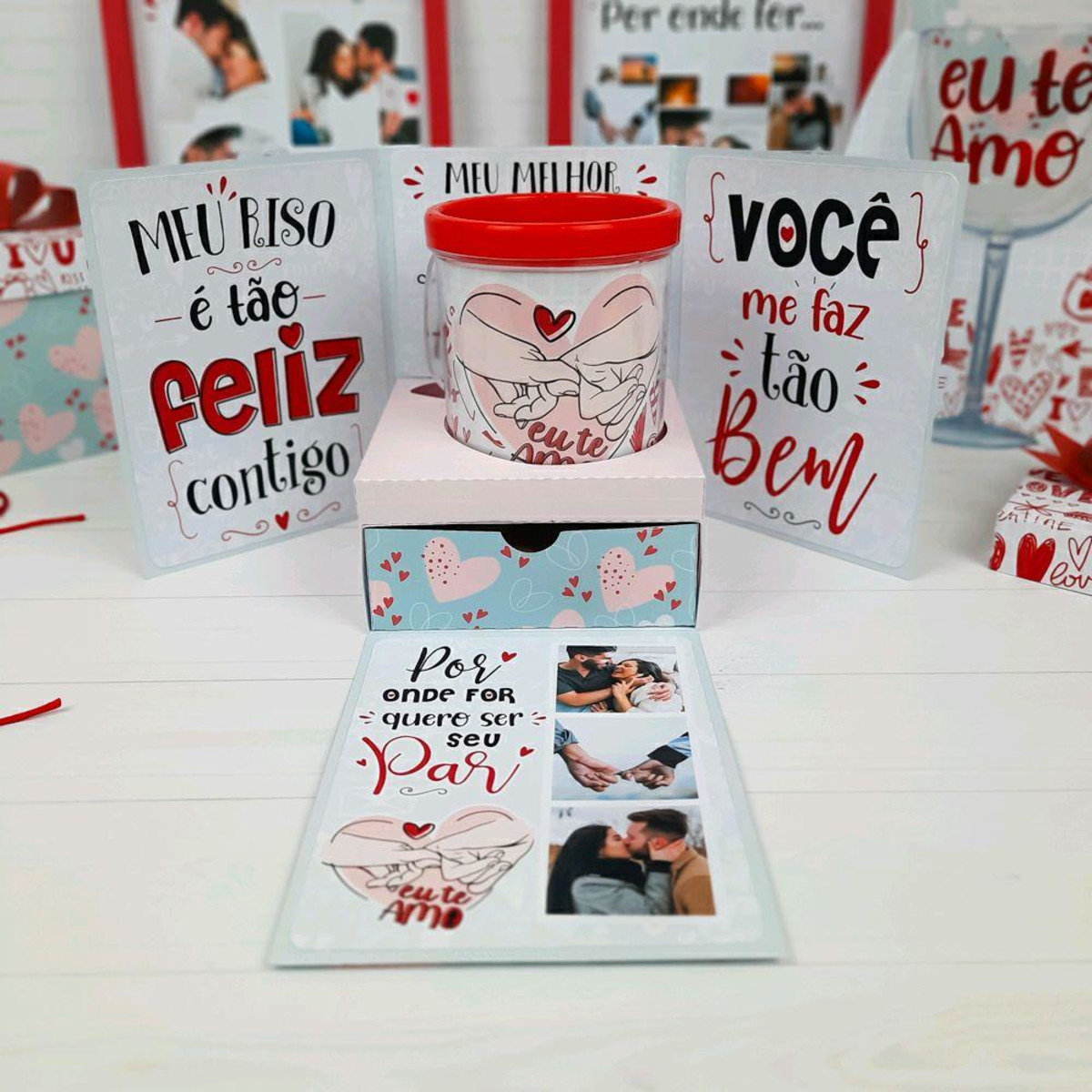 ARQUIVO DIA DOS NAMORADOS PARA CANECA E GAVETA DOCES #5602 - Imagem 3