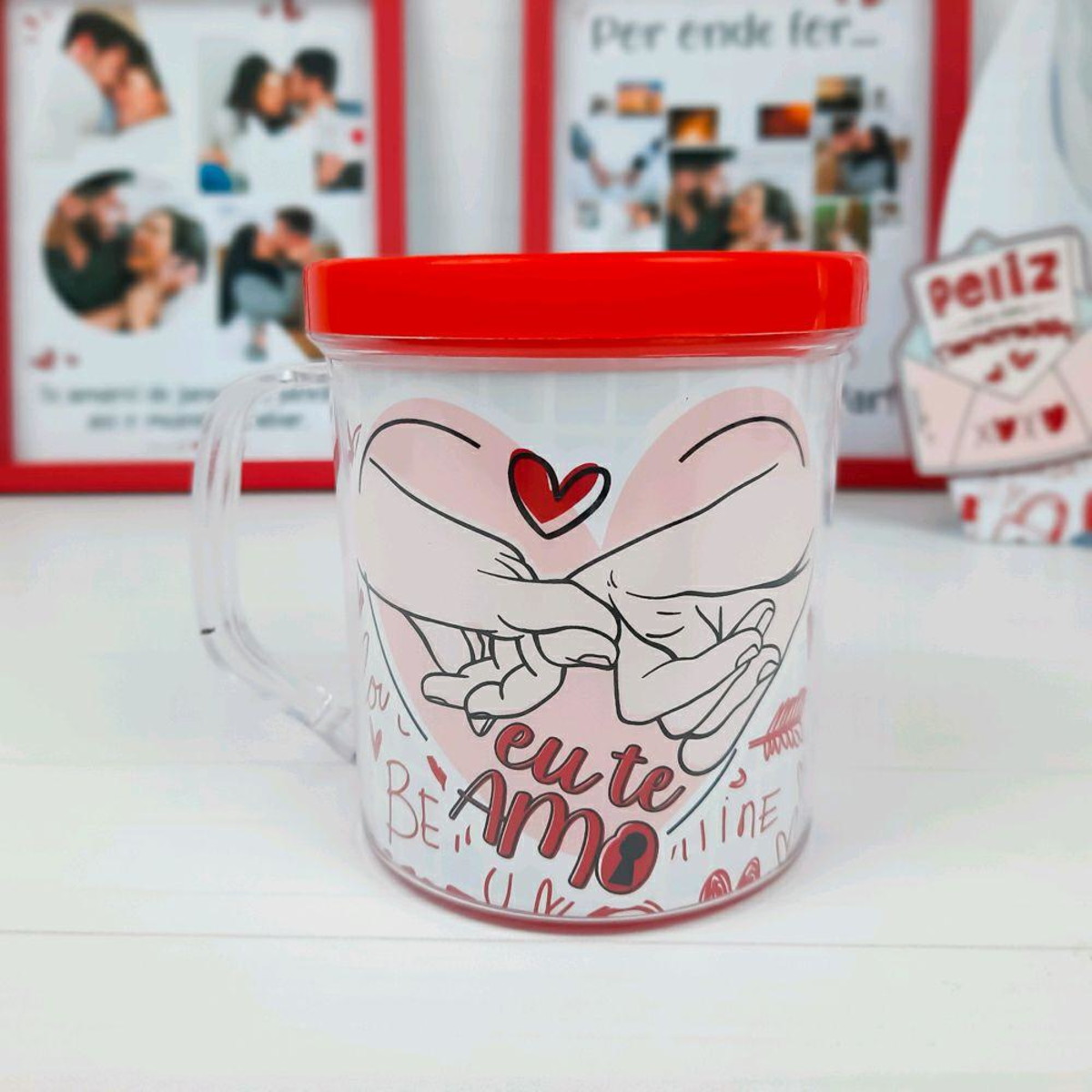 ARQUIVO DIA DOS NAMORADOS SUPORTE PARA CANECA ACRILICO #5615 - Imagem 2