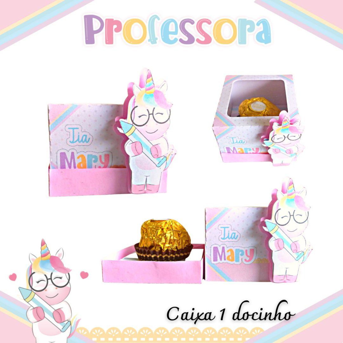 ARQUIVO DIA DOS PROFESSORES CAIXA 1 DOCINHO #10038