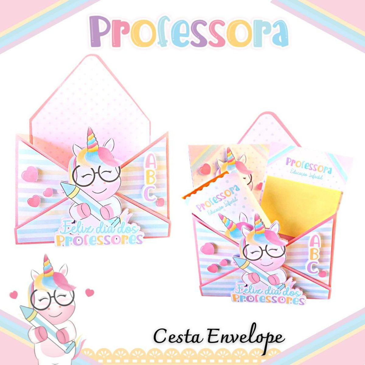 Arquivo Dia dos Professores Cesta Envelope #10045