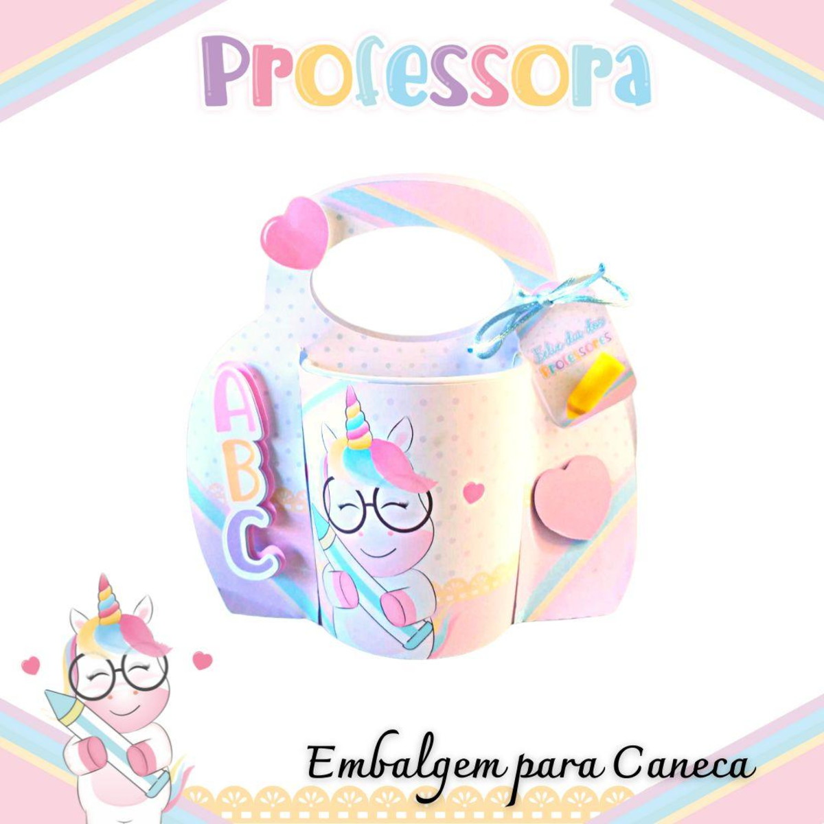 Arquivo Dia dos Professores Embalagem para Caneca #10043