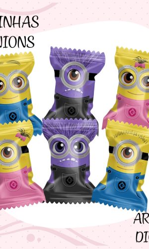 Arquivo Digital Balinha Minions + Brindes