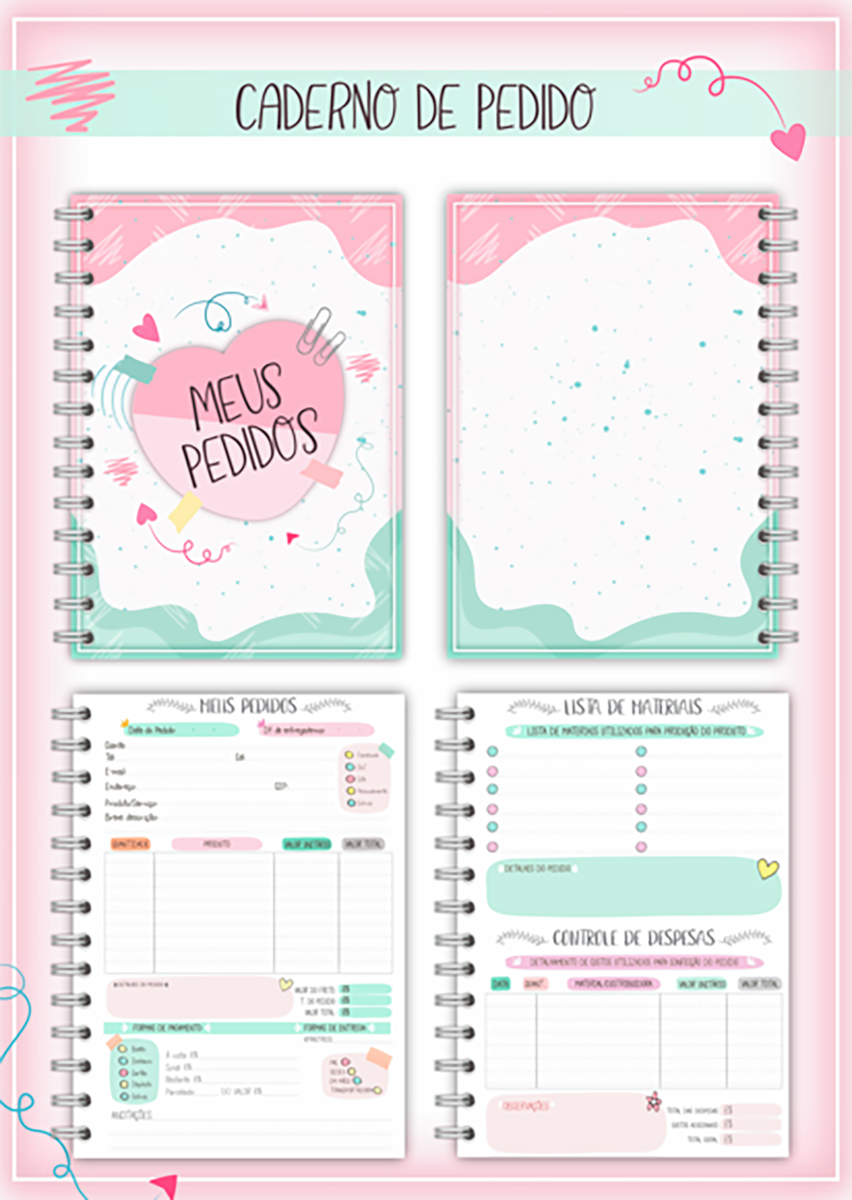Arquivo Digital Caderno Meus Pedidos Cut