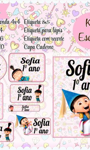 Arquivo Digital Etiqueta Escolar Agnes