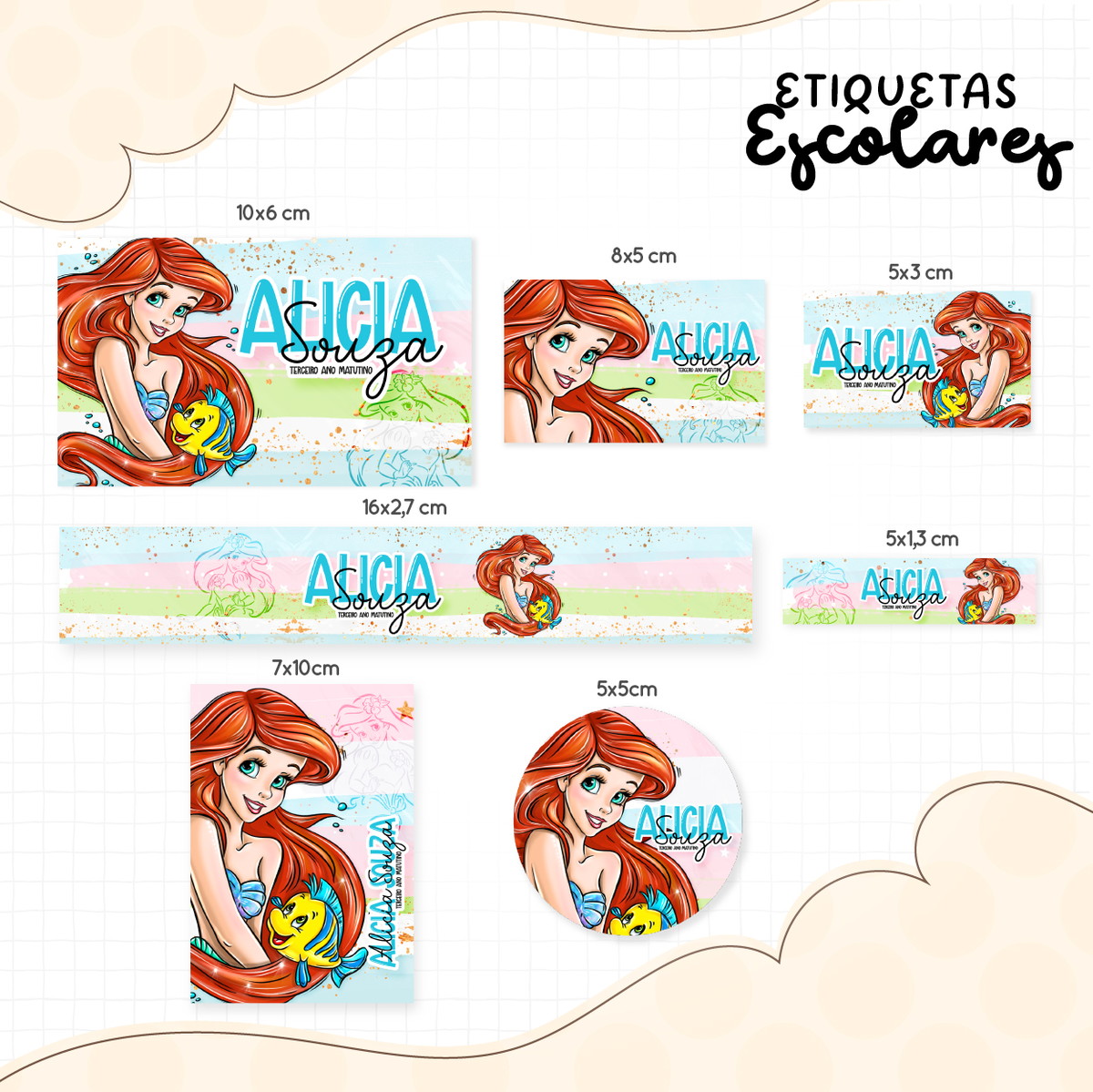 Arquivo Digital Etiqueta Escolar Ariel