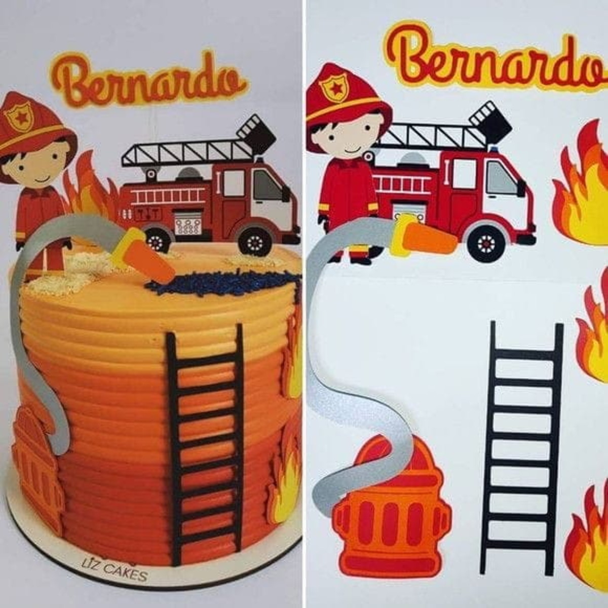 Arquivo CORTE topo de bolo BOMBEIRO+1 DE BRINDE
