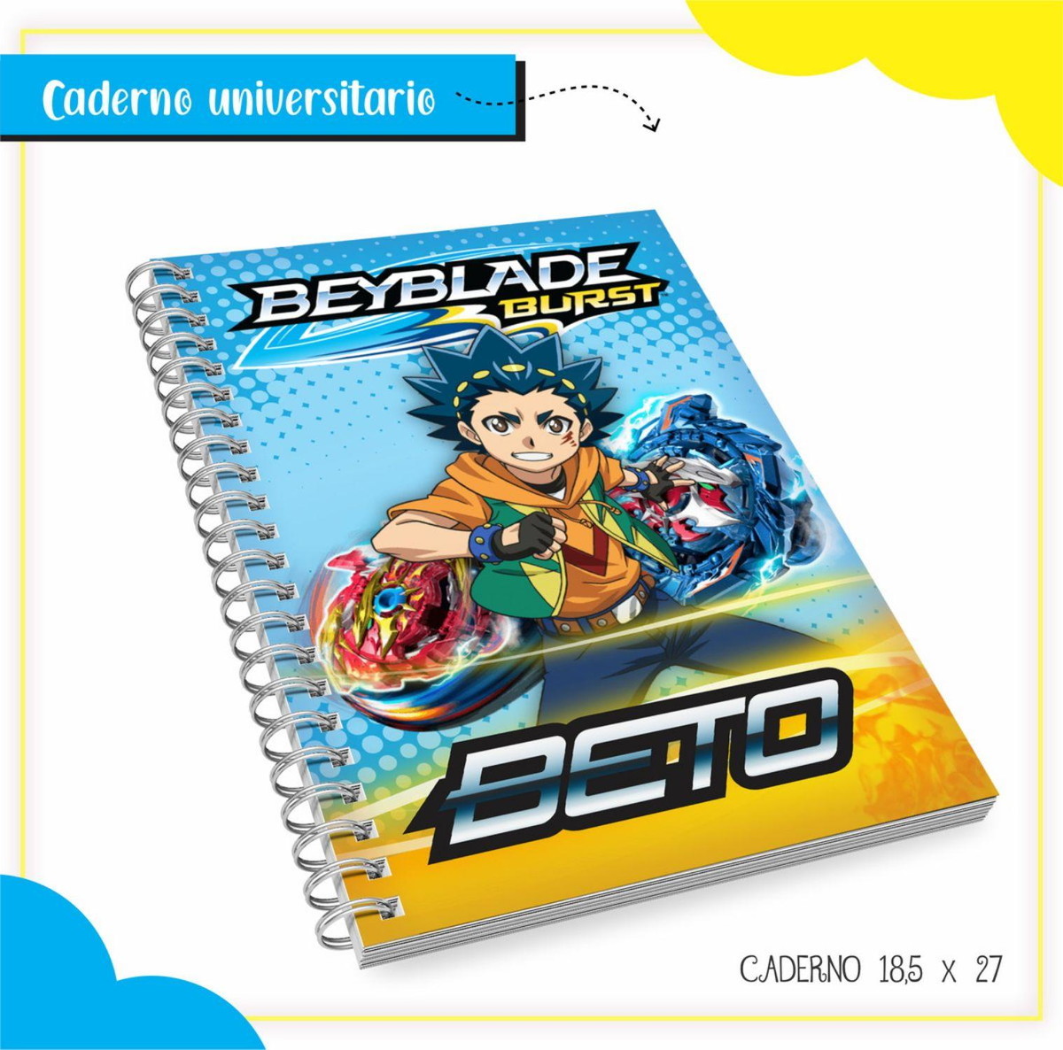 ARQUIVO ETIQUETA ESCOLAR BLAIBEYDE #2819 STUDIO E PDF - Imagem 3