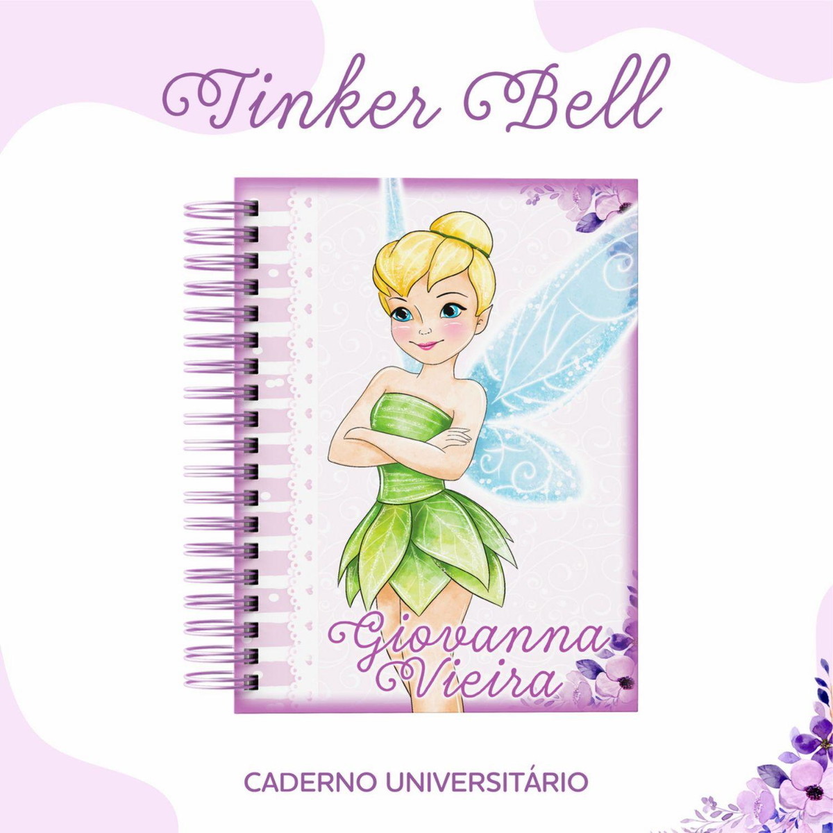 ARQUIVO ETIQUETA ESCOLAR TINKER BELL #2813 STUDIO E PDF - Imagem 4