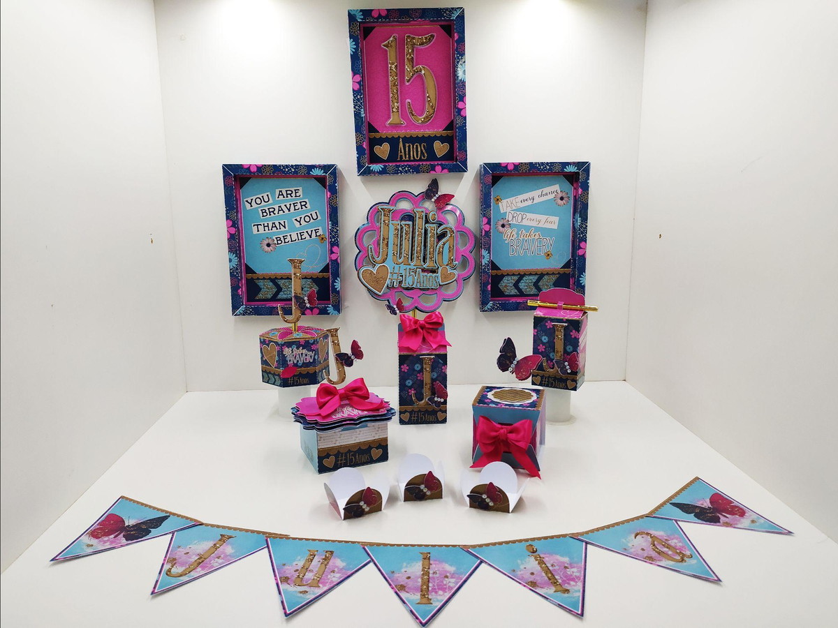 ARQUIVO FESTA DE 15 ANOS KIT SÓ UM BOLINHO (7892) PDF STUDIO