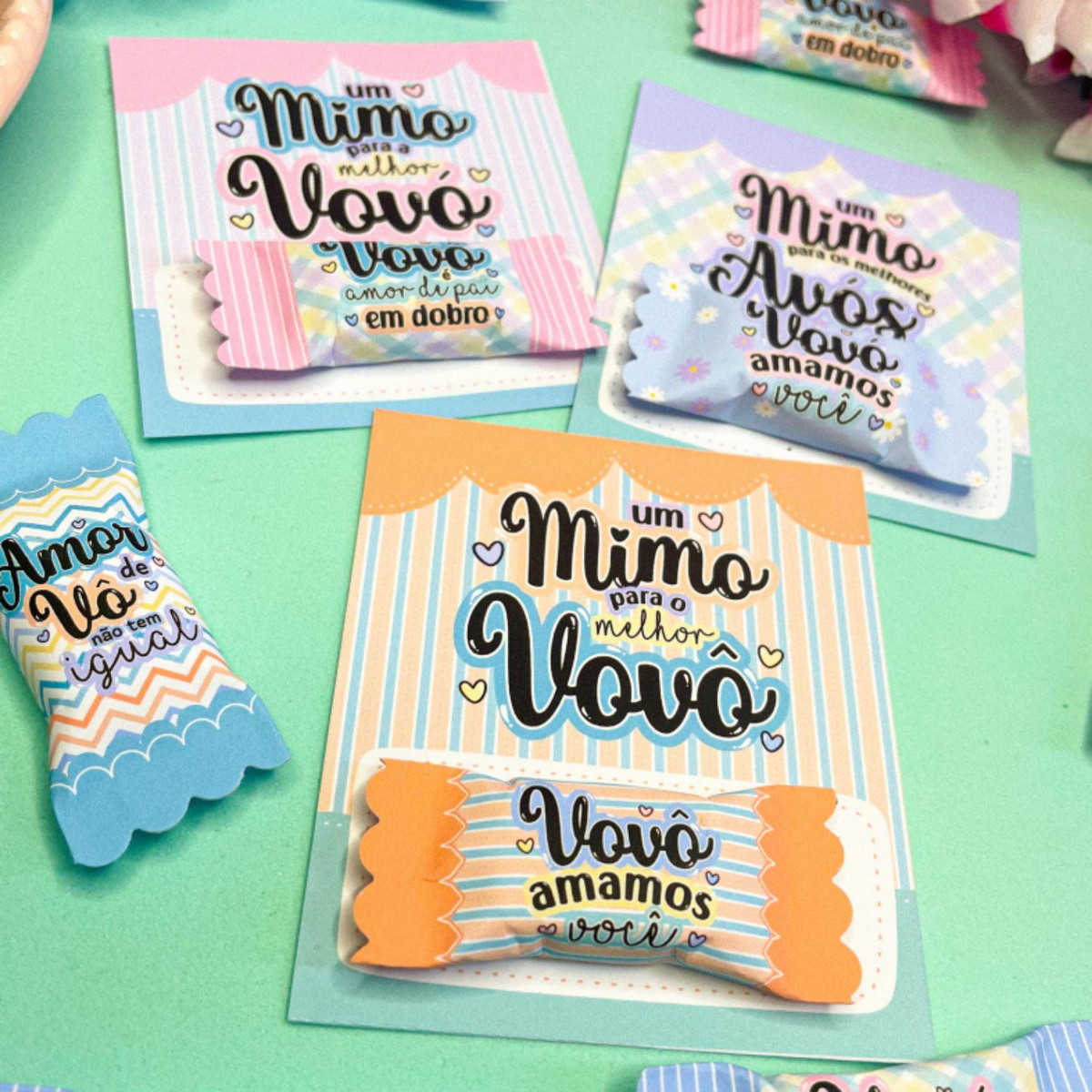 ARQUIVO KIT CARD COM BALINHAS DIA DOS AVOS #15064