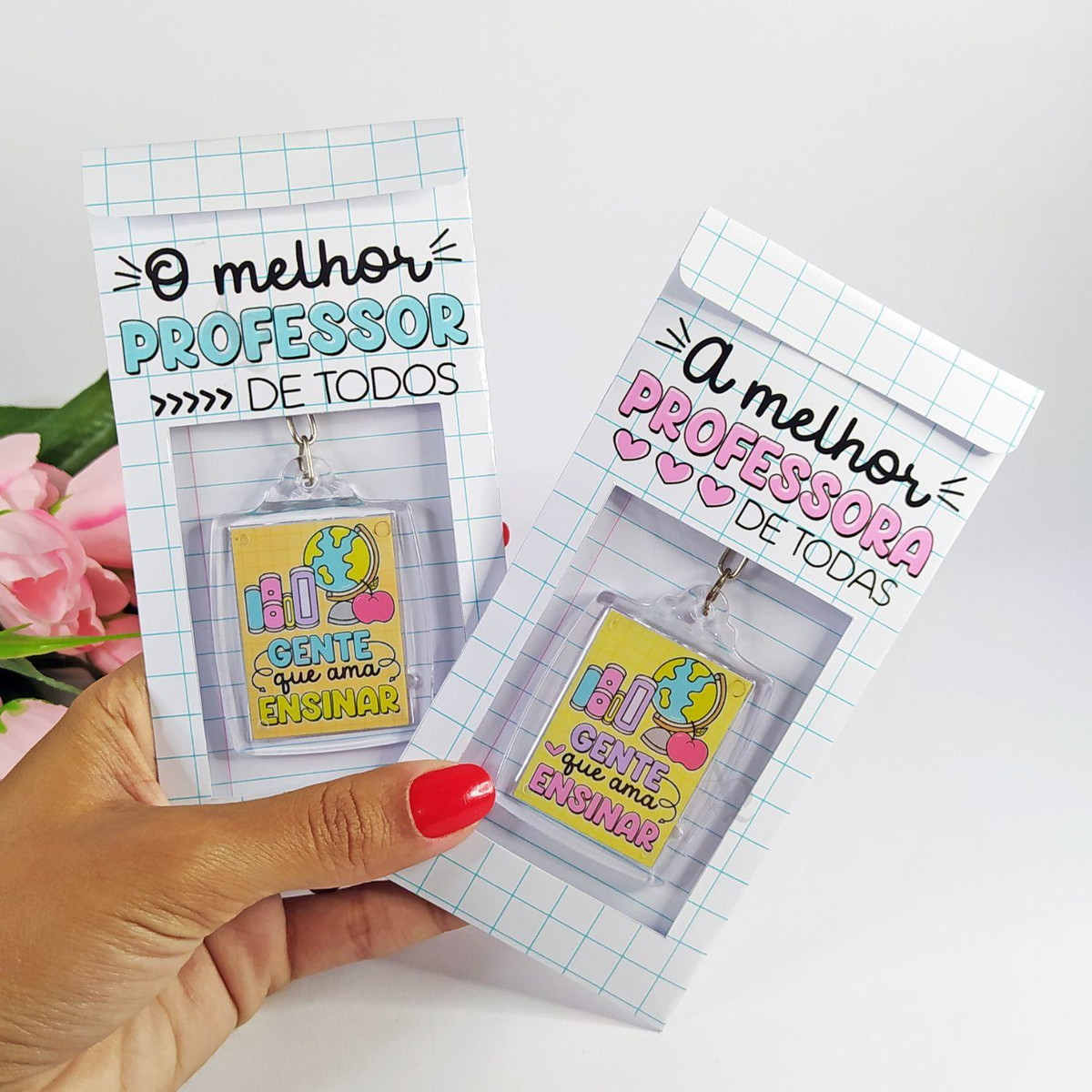 Arquivo Kit Caixa Chaveiro Dia dos Professores #15365
