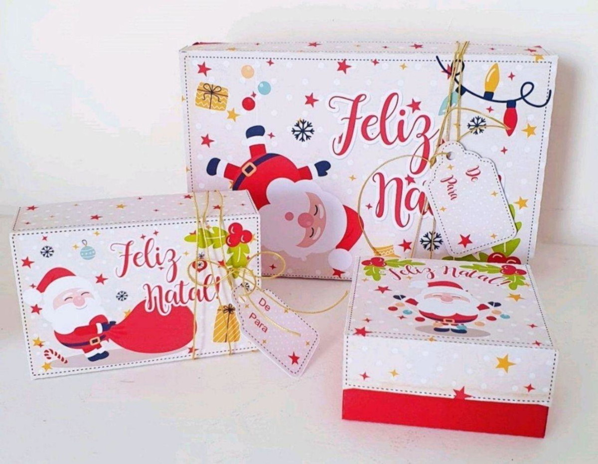 Arquivo Kit Caixas para Doces de Natal #11293 Studio e pdf - Imagem 2