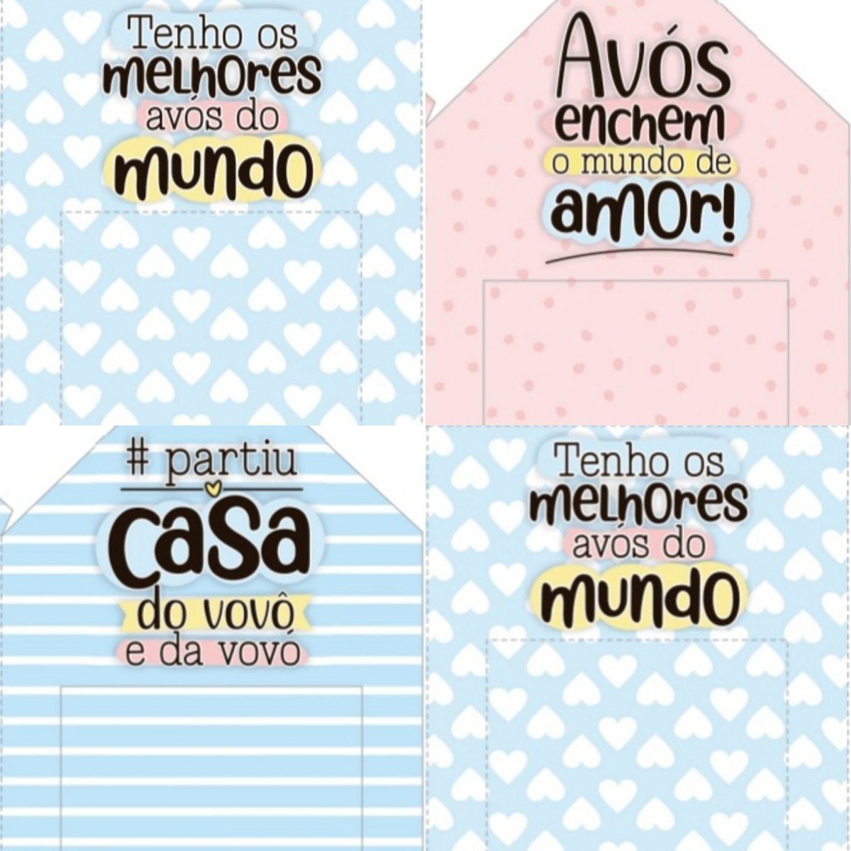 Arquivo Kit Card Para Chaveiro Do Dia Dos Avos #15158 - Imagem 3
