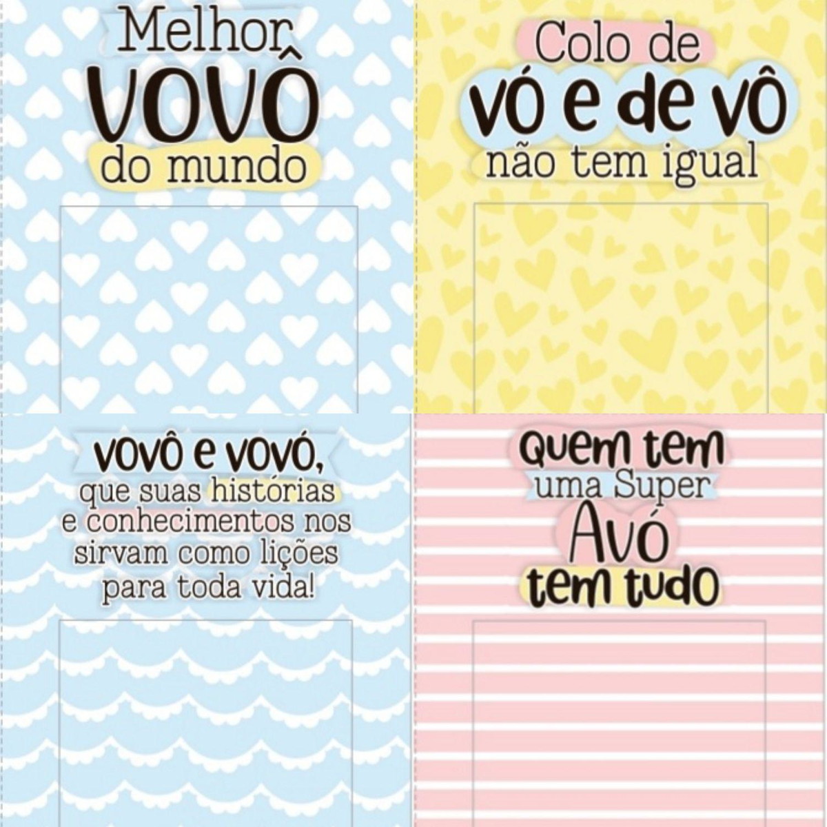 Arquivo Kit Card Para Chaveiro Do Dia Dos Avos #15158 - Imagem 2