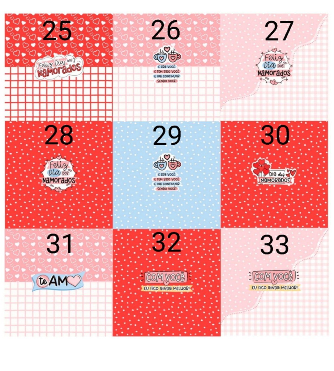 Arquivo Kit Completo Cards Balinhas Dia dos Namorados #14098 - Imagem 4