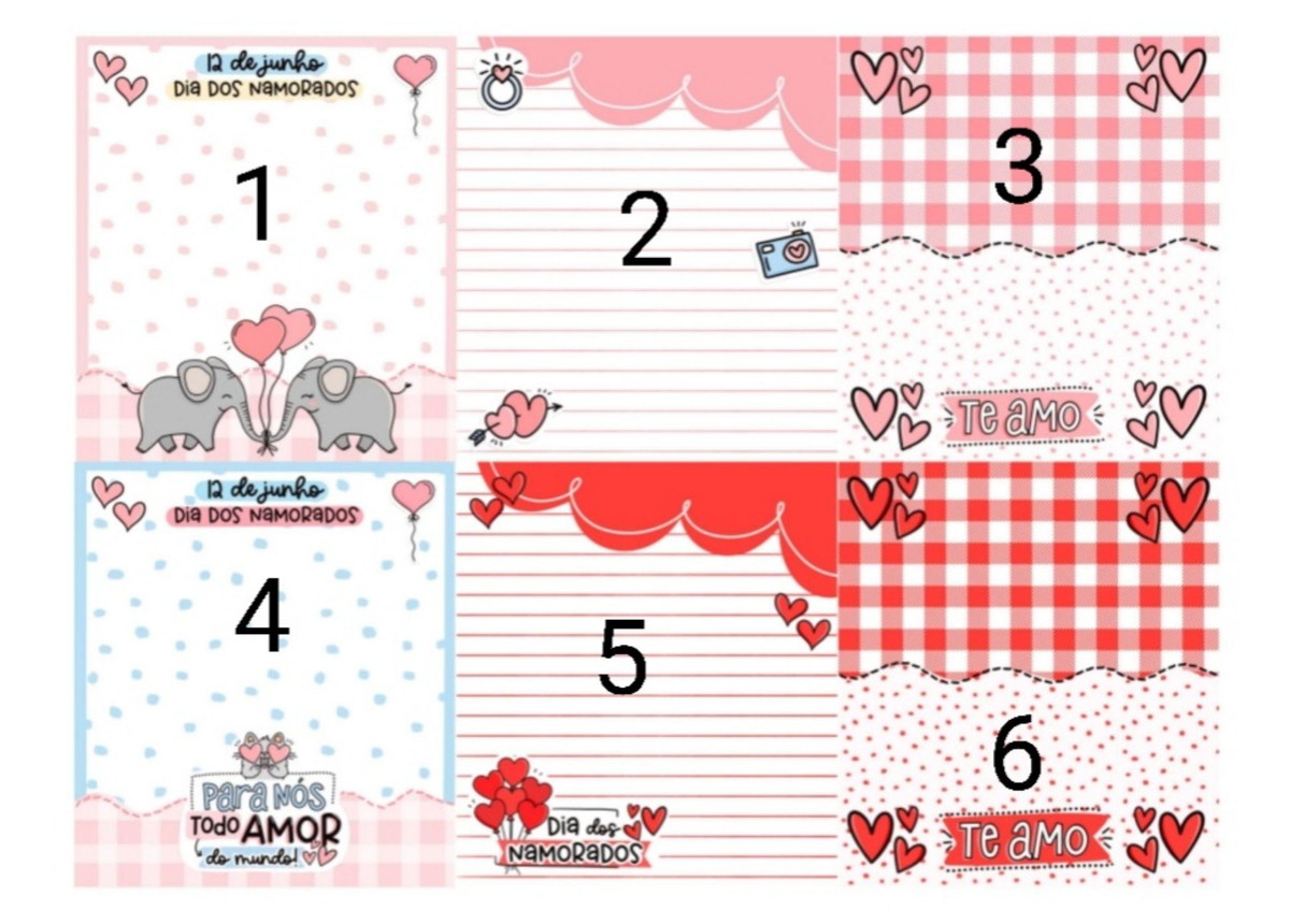 Arquivo Kit Completo Cards Balinhas Dia dos Namorados #14098 - Imagem 5