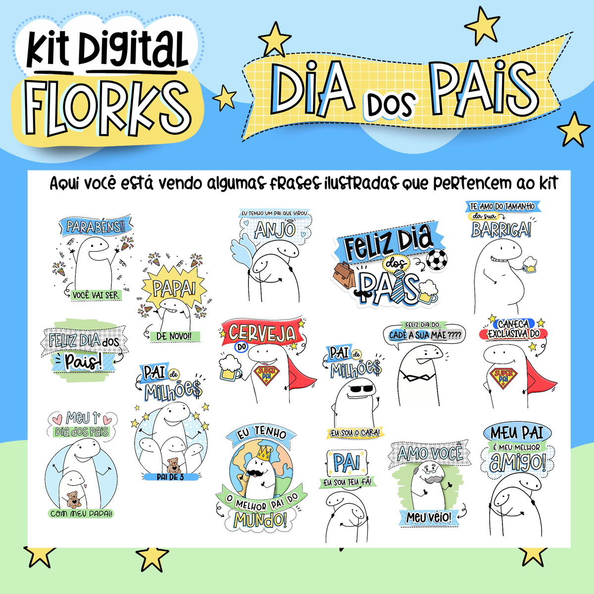 Arquivo Kit Digital - Flork Dia Dos Pais #3 - Imagem 2