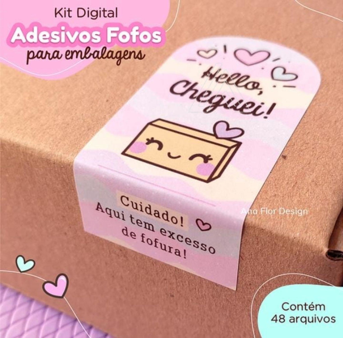 Arquivo Kit Digital Lacre/adesivo Embalagens Clientes #13839