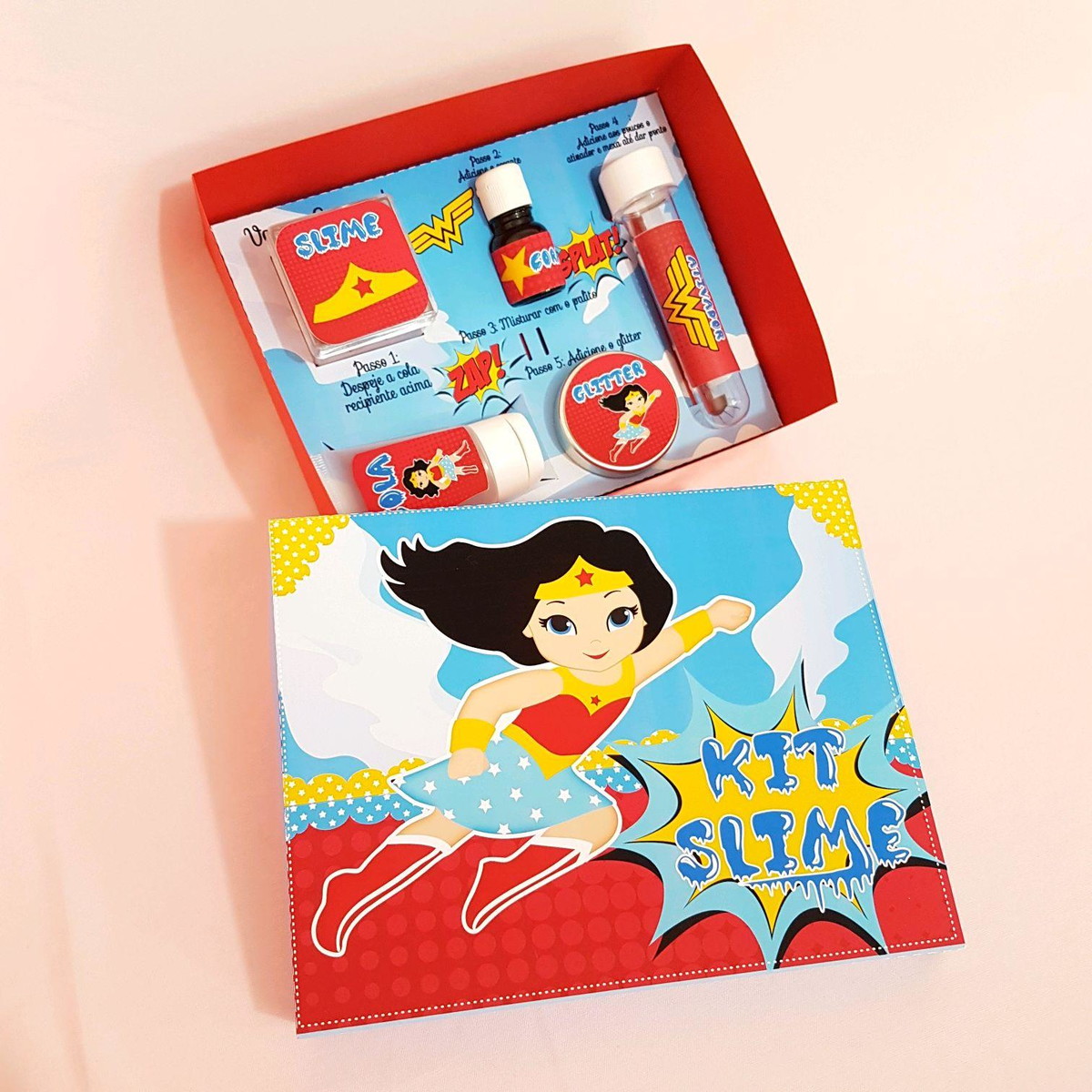 ARQUIVO KIT DIVERSÃO DIA DAS CRIANÇAS MULHER MARAVILHA #9081 - Imagem 2