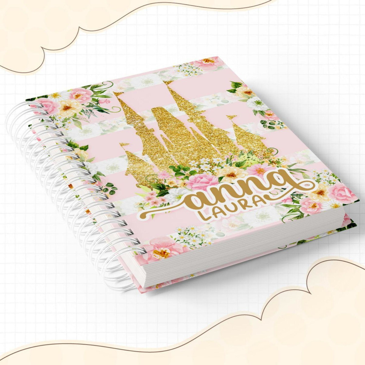Arquivo Kit Encardenação/etiqueta Escolar Princesas #14650 - Imagem 4
