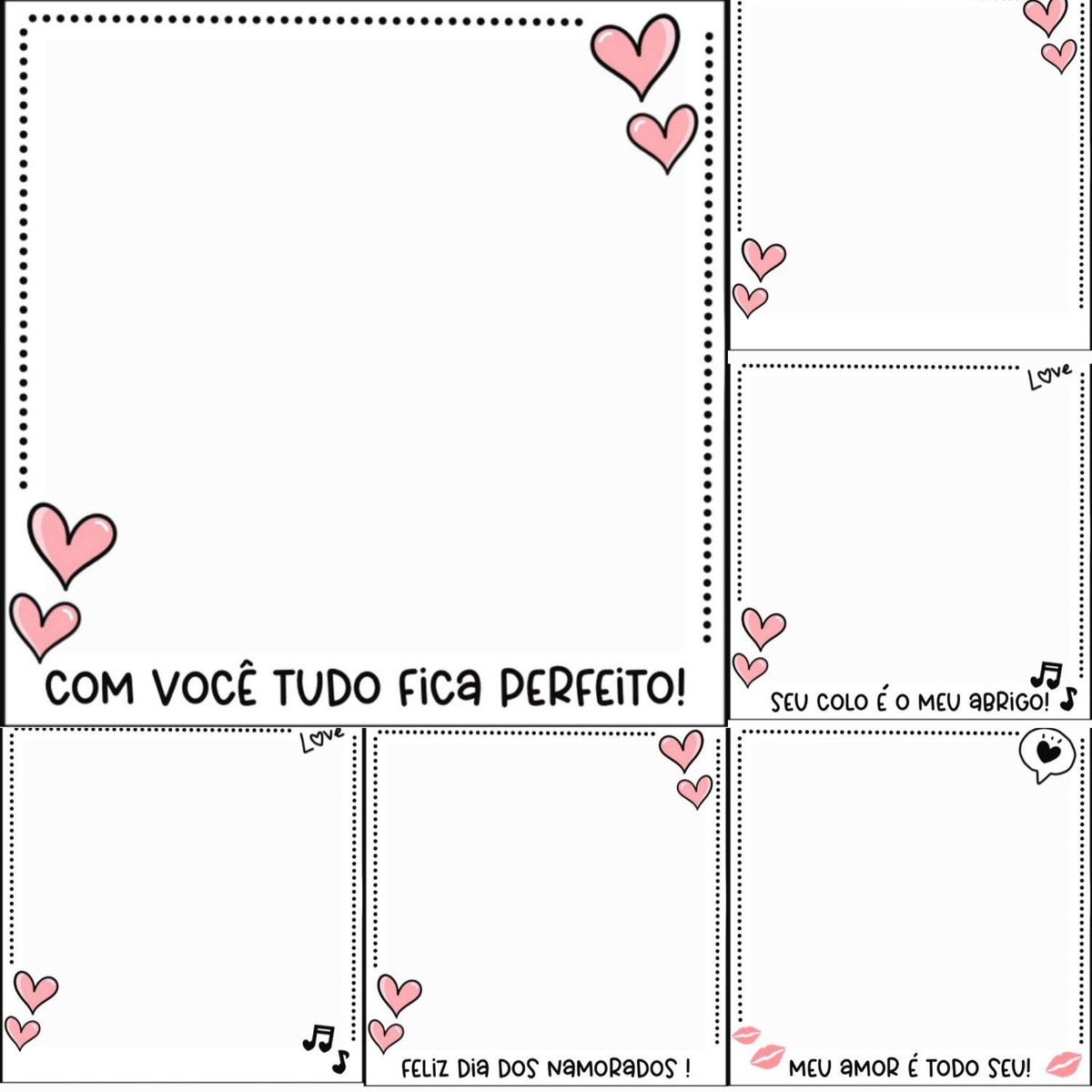 ARQUIVO KIT ENVELOPE MOLDURA POLAROIDE DIA DO NAMORADO 14095 - Imagem 4