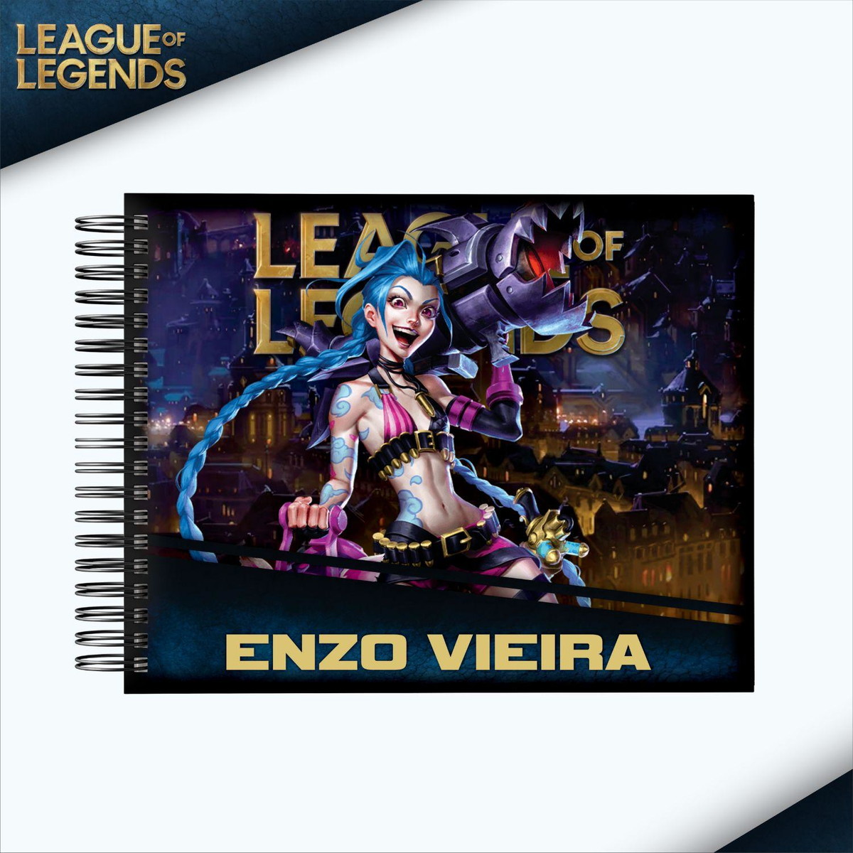 ARQUIVO KIT ETIQUETAS ESCOLARES LEAGUE OF LEGENDS #11315 - Imagem 2