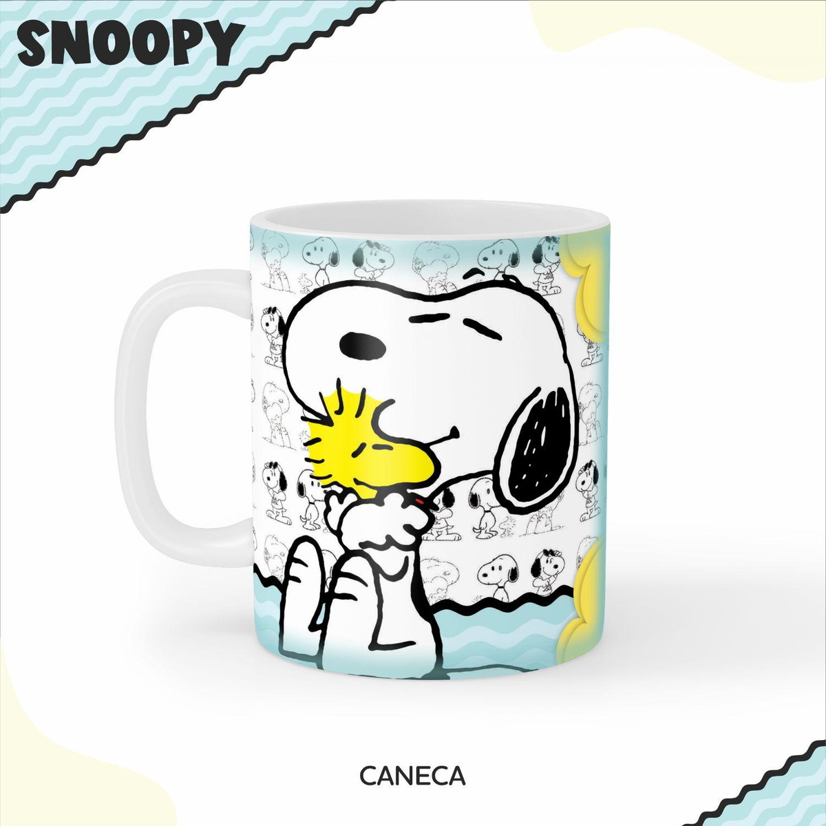 ARQUIVO KIT ETIQUETAS ESCOLARES SNOOPY #11324 - Imagem 4