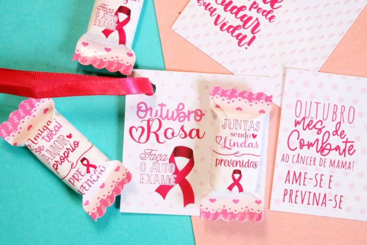 ARQUIVO KIT OUTUBRO ROSA MINI CARD E BALINHAS #11023