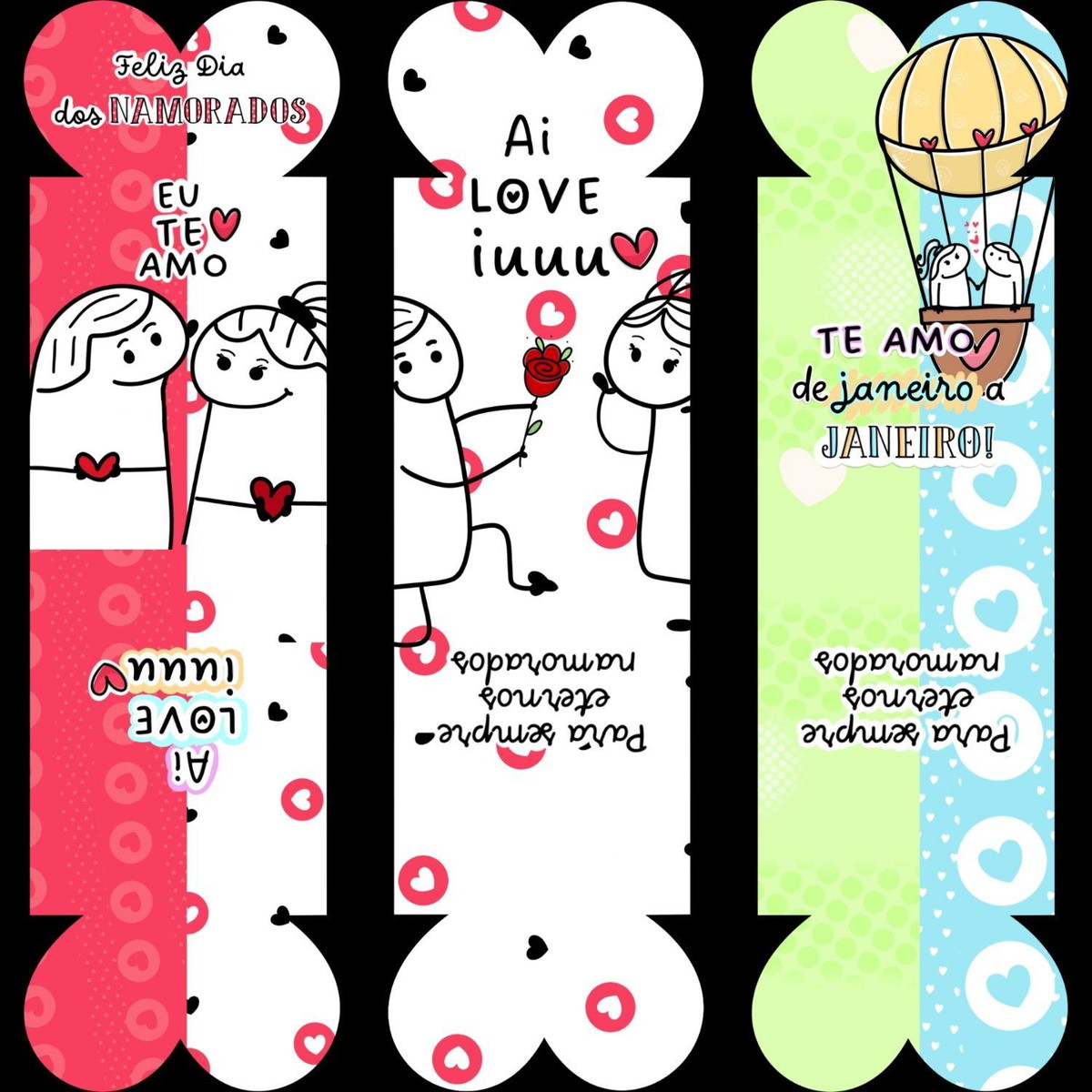 ARQUIVO KIT 10 PORTA CHOCOLATE FLORK DIA DOS NAMORADO #14082 - Imagem 2
