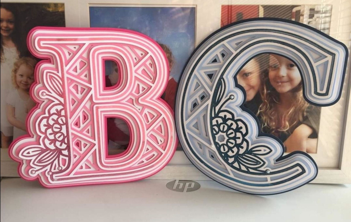 Arquivo Kit Topo de Bolo Letras Alfabeto Mandala #15809 - Imagem 3