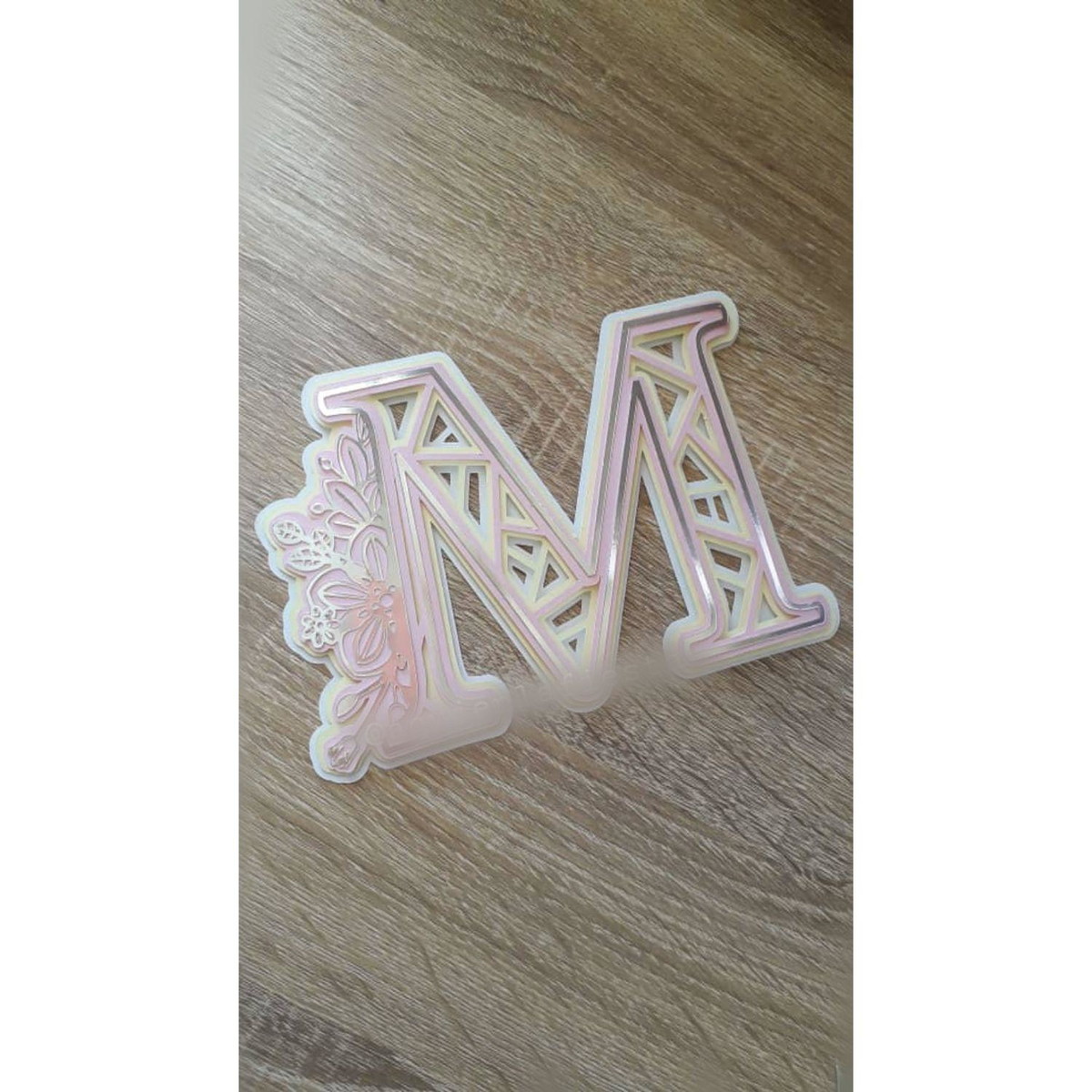 Arquivo Kit Topo de Bolo Letras Alfabeto Mandala #15809 - Imagem 4
