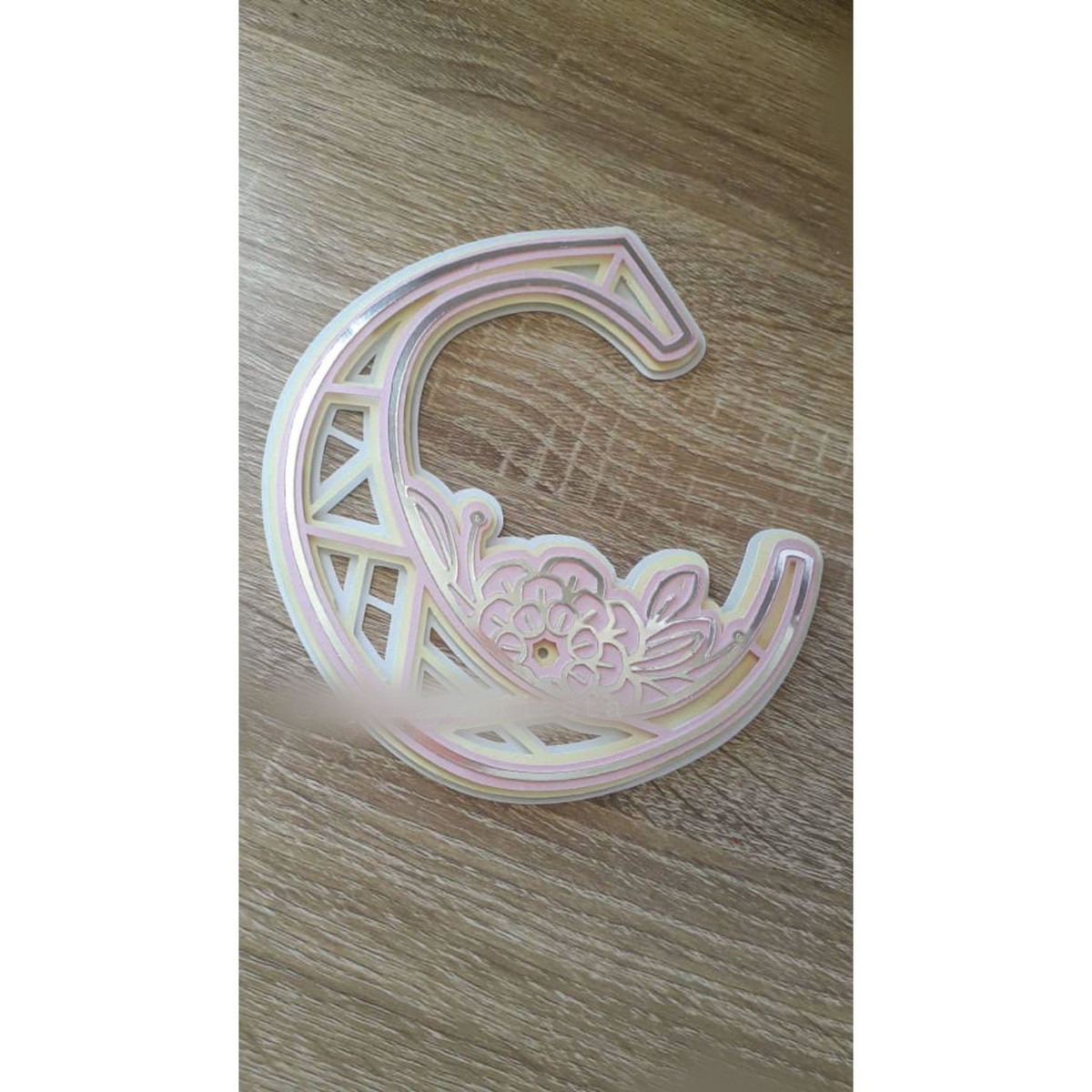 Arquivo Kit Topo de Bolo Letras Alfabeto Mandala #15809 - Imagem 4