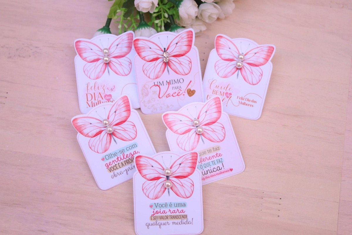 Arquivo Mimo Kit Cards Brinco Borboleta Dia da Mulher #17002 - Imagem 2