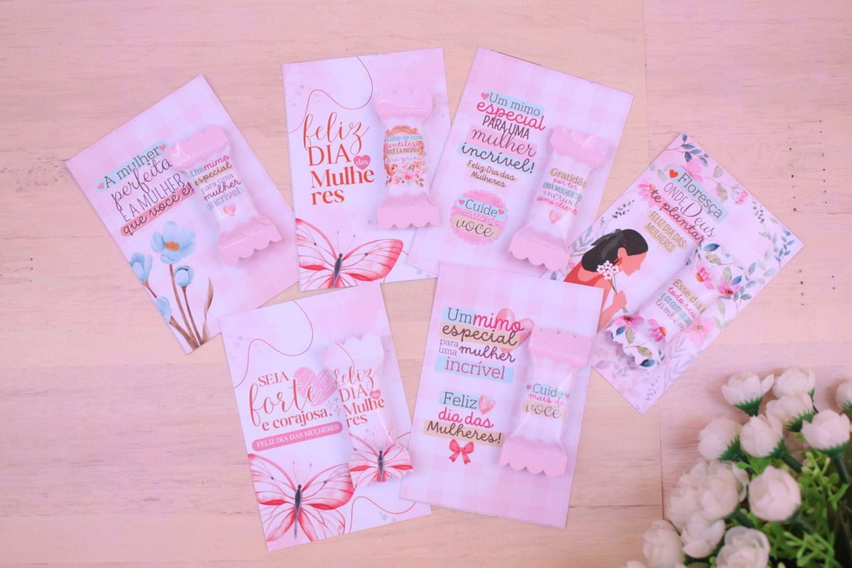 Arquivo Mimo Kit Cards Balinhas Dia da Mulher #17006