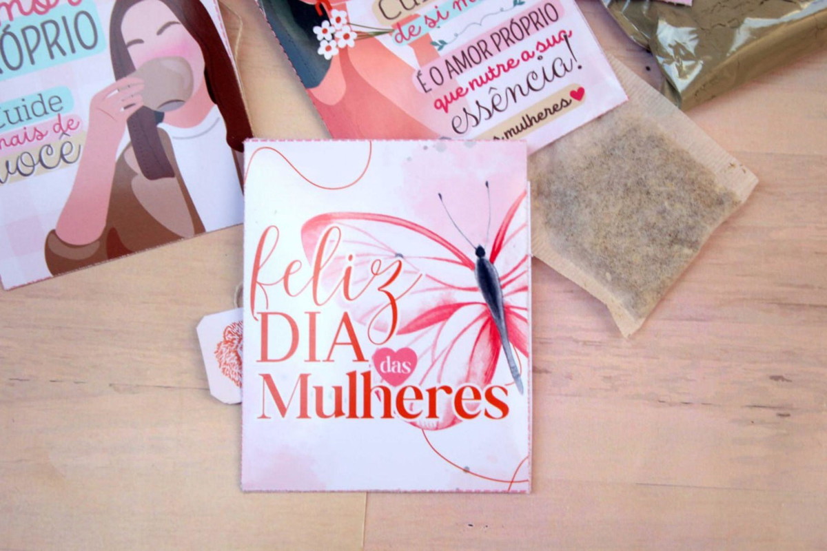 Arquivo Mimo Kit Cards Chá e Argila Dia da Mulher #17008 - Imagem 2