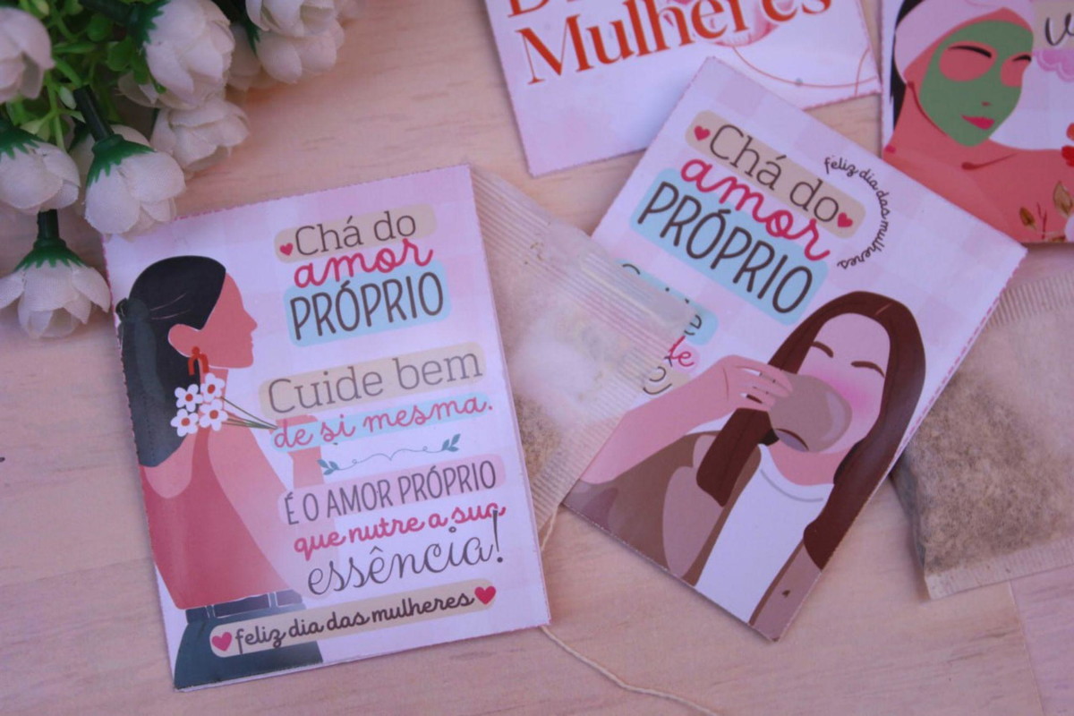 Arquivo Mimo Kit Cards Chá e Argila Dia da Mulher #17008 - Imagem 4