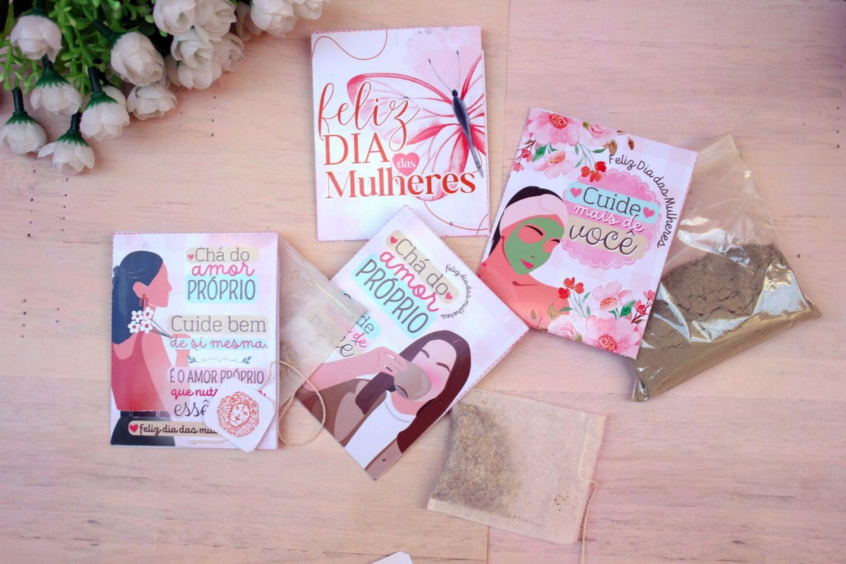 Arquivo Mimo Kit Cards Chá e Argila Dia da Mulher #17008