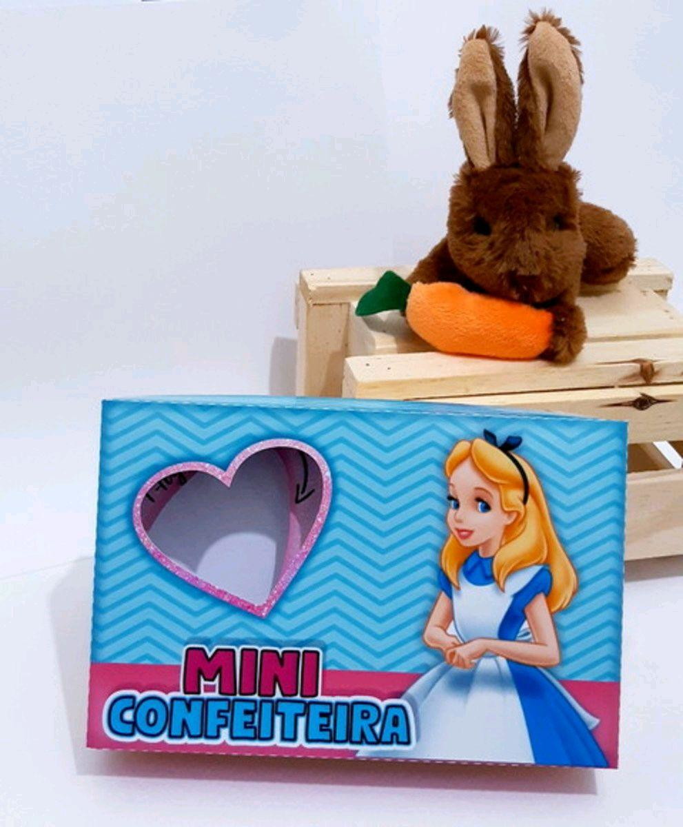 ARQUIVO MINI CONFEITEIRO ALICE NO PAIS DAS MARAVILHAS(#3217) - Imagem 2