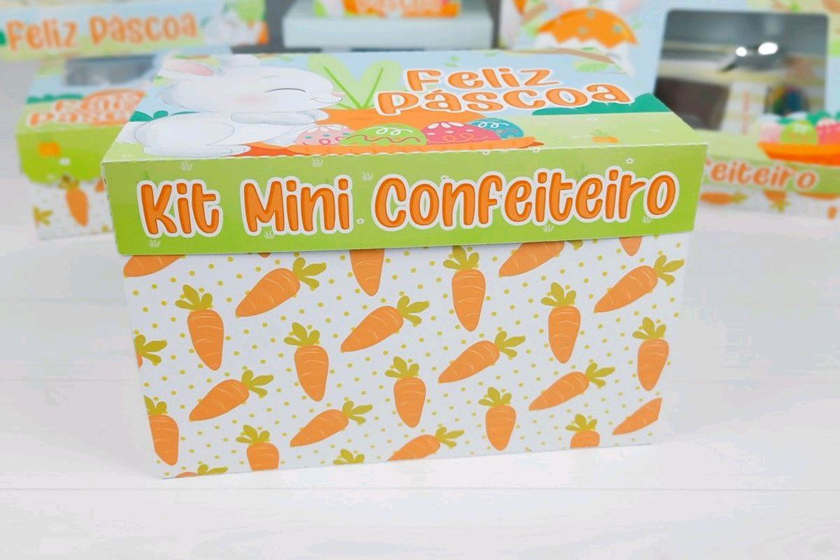 ARQUIVO PASCOA CAIXA CONFEITEIRO EXPLOSÃO COELHINHO #3442 - Imagem 3