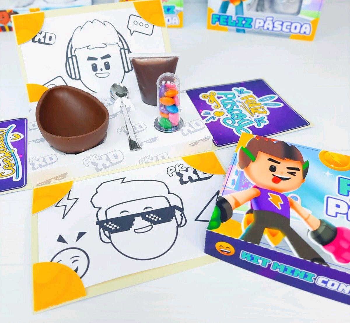 ARQUIVO PASCOA CAIXA CONFEITEIRO EXPLOSÃO PK XD MENINO #3453